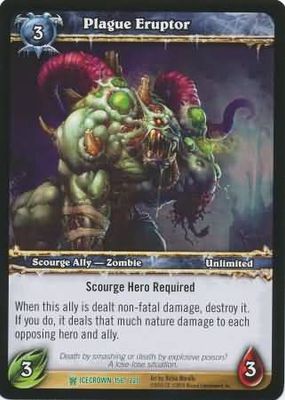Plague Eruptor - 156/220 - Uncommon WoW: Icecrown