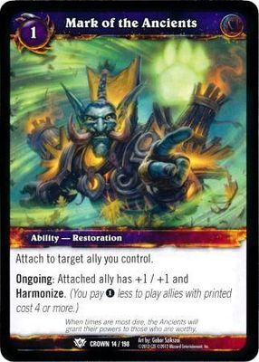 Mark of the Ancients - 14/198 - Common WoW: Crown of the Heavens