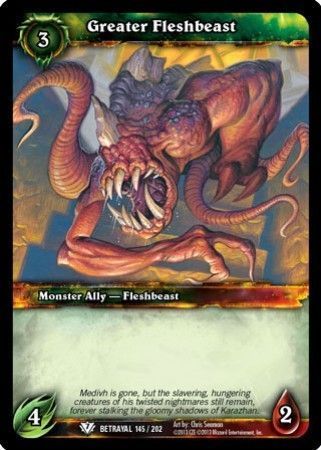Greater Fleshbeast - 145/202 - Common WoW: Betrayal of the Guardian