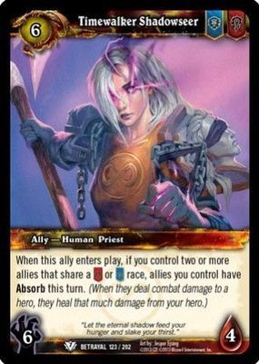 Timewalker Shadowseer - 123/202 - Common WoW: Betrayal of the Guardian