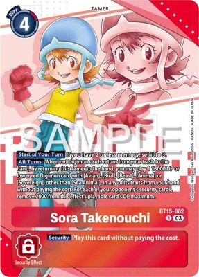 SJ Sora Takenouchi (Premium Heroines Set) - Exceed Apocalypse (BT15) Exceed Apocalypse Foil