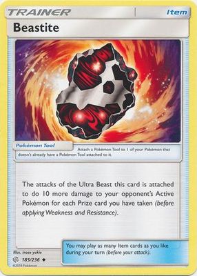 Beastite - 185/236 - Uncommon Sun &amp; Moon: Cosmic Eclipse Singles