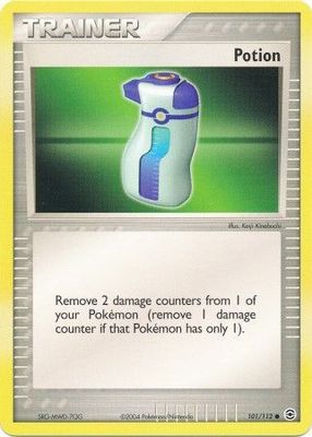 Potion - 101/112 - Common Ex Fire Red &amp; Leaf Green Singles