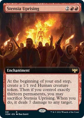 GA Stensia Uprising (Extended Art) - Innistrad: Crimson Vow (VOW) Innistrad: Crimson Vow