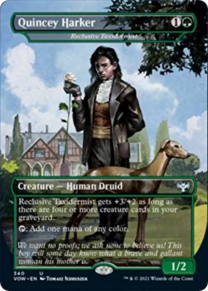 GA Quincey Harker - Reclusive Taxidermist - Innistrad: Crimson Vow (VOW) Innistrad: Crimson Vow