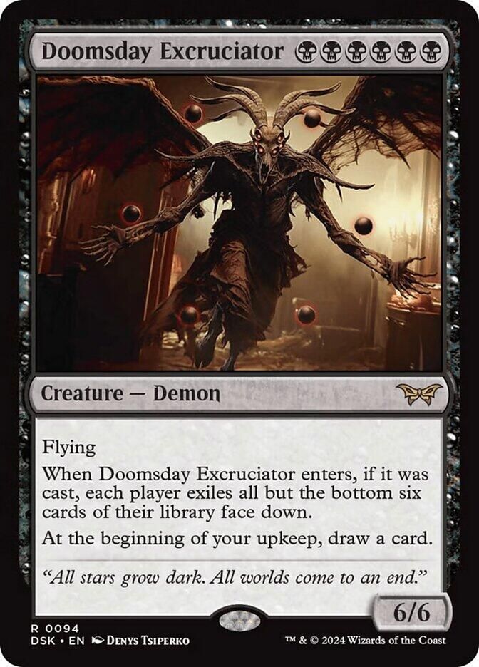 GA Doomsday Excruciator - Duskmourn: House of Horror (DSK) Duskmourn: House of Horror