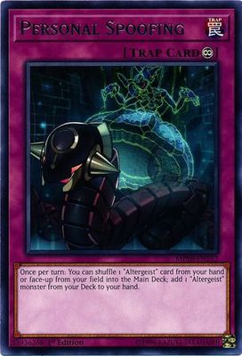 Personal Spoofing - MP18-EN152 - Rare 1st Edition 2018 Mega-Tins Singles
