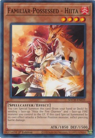 Familiar-Possessed - Hiita - SDCH-EN039 - Common 1st Edition Spirit Charmers [SDCH] 1st Edition Singles (espanol)