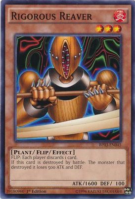 Rigorous Reaver - BP03-EN045 - Common 1st Edition Battle Pack 3: Monster League 1st Edition Singles