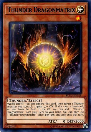 Thunder Dragonmatrix - SOFU-EN018 - Rare Unlimited Soul Fusion Unlimited Singles