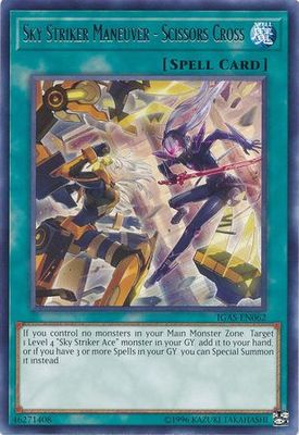 Sky Striker Maneuver - Scissors Cross - IGAS-EN062 - Rare Unlimited Ignition Assault Unlimited Singles (espanol)