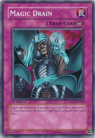 Magic Drain - 5DS2-EN035 - Common 1st Edition Starter Deck: 5D&#39;s (2009) [5DS2] 1st Edition Singles