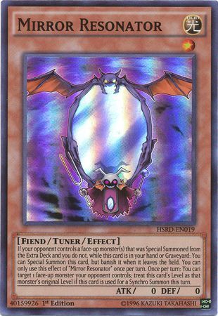 Mirror Resonator - HSRD-EN019 - Super Rare 1st Edition High-Speed Riders 1st Edition Singles