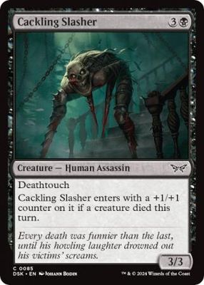 Cackling Slasher 085 Duskmourn: House of Horror Singles