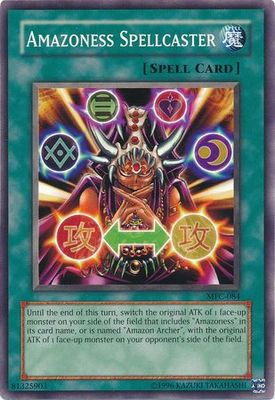 Amazoness Spellcaster - MFC-084 - Common Unlimited Magician&#39;s Force [MFC] Unlimited Singles