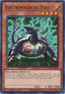 Electromagnetic Turtle - EGS1-EN013 - Common 1st Edition Egyptian God Deck: Silfer the Sky Dragon 1st Edition Singles