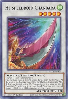 Hi-Speedroid Chanbara - LED8-EN017 - Common 1st Edition Legendary Duelists: Synchro Storm 1st Edition Singles