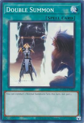 Double Summon - EGO1-EN027 - Common Unlimited Egyptian God Deck: Obelisk the Tormentor Unlimited