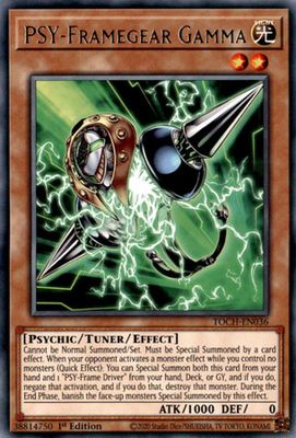 PSY-Framegear Gamma - TOCH-EN036 - Rare 1st Edition Toon Chaos 1st Edition Singles