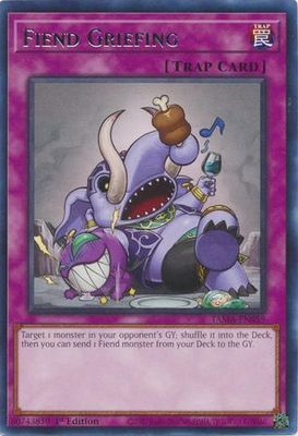 Fiend Griefing - TAMA-EN059 - Rare 1st Edition Tactical Masters 1st Edition Singles