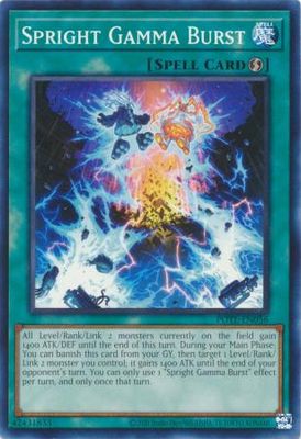 Spright Gamma Burst - POTE-EN056 - Common Unlimited Power of the Elements Unlimited Singles