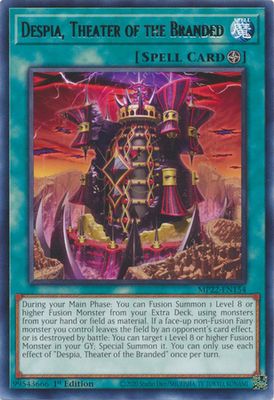 Despia, Theater of the Branded - MP22-EN154 - Rare 1st Edition 2022 Mega-Tin: Pharaoh&#39;s Gods 1st Edition Singles (espanol)