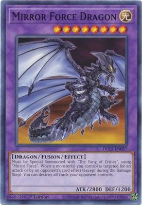 Mirror Force Dragon - DLCS-EN057 - Common 1st Edition Dragons of Legend The Complete Series 1st Edition Singles