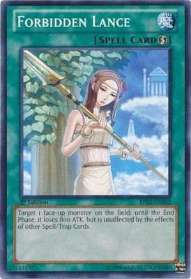 Forbidden Lance - BP02-EN162 - Common 1st Edition Battle Pack 2: War of the Giants 1st Edition Singles