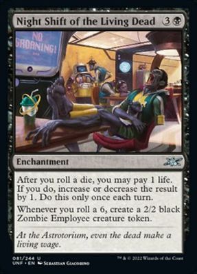 Night Shift of the Living Dead 081/244 Unfinity Singles
