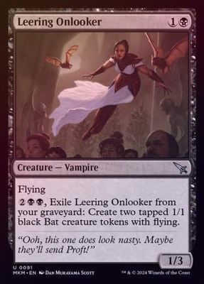 Leering Onlooker 0091 - Foil Murders at Karlov Manor Foil Singles