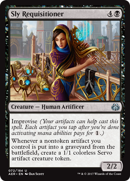 Sly Requisitioner 072/184 - Aether Revolt Singles