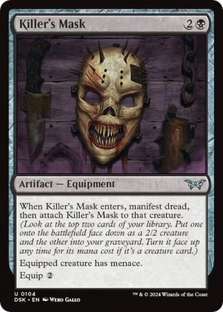 Killer&#39;s Mask 104 Duskmourn: House of Horror Singles