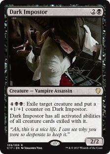 Dark Impostor 109/309 Commander 2017 Singles