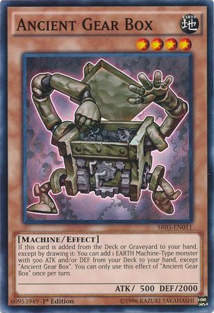 Ancient Gear Box - SR03-EN011 - Common 1st Edition Structure Deck: Machine Reactor 1st Edition Singles