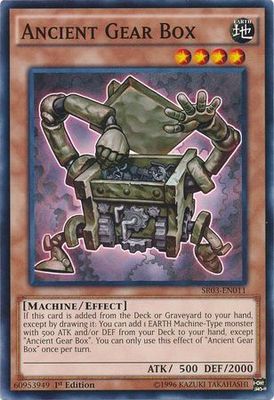 Ancient Gear Box - SR03-EN011 - Common 1st Edition Structure Deck: Machine Reactor 1st Edition Singles