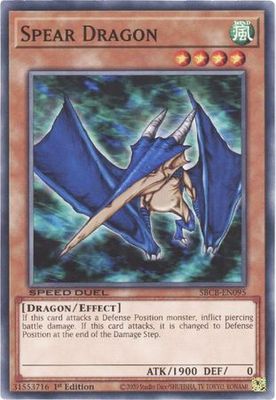 Spear Dragon - SBCB-EN095 - Common 1st Edition Speed Duel Battle City Box 1st Edition Singles