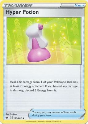 Hyper Potion - 166/202 - Uncommon Sword &amp; Shield (Base Set) Singles