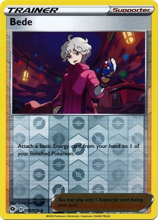 Bede - 050/073 - Uncommon Reverse Holo Champion&#39;s Path Reverse Holo Singles