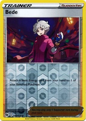 Bede - 050/073 - Uncommon Reverse Holo Champion&#39;s Path Reverse Holo Singles