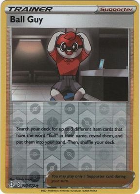 Ball Guy - 057/072 - Uncommon Reverse Holo Shining Fates Reverse Holo Singles