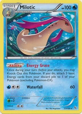 Milotic - 23/106 - Rare Theme Deck Exclusive Pokemon Theme Deck Exclusives