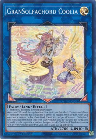 GranSolfachord Coolia - CYAC-EN049 - Super Rare 1st Edition Cyberstorm Access 1st Edition Singles