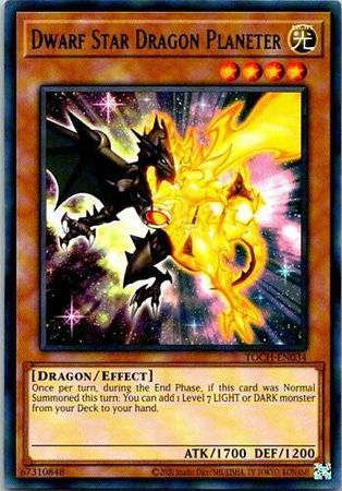 Dwarf Star Dragon Planeter - TOCH-EN034 - Rare Unlimited Toon Chaos Unlimited Singles