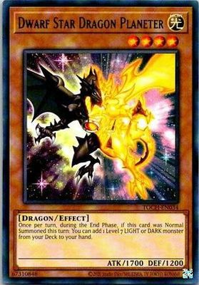Dwarf Star Dragon Planeter - TOCH-EN034 - Rare Unlimited Toon Chaos Unlimited Singles