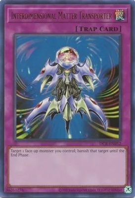 Interdimensional Matter Transporter - DCR-EN052 - Ultra Rare Unlimited (25th Reprint) Dark Crisis 25th Anniversary Singles