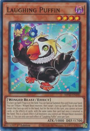 Laughing Puffin - MP23-EN180 - Super Rare 1st Edition Mega Tin 2023 Dueling Heroes Singles