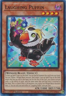 Laughing Puffin - MP23-EN180 - Super Rare 1st Edition Mega Tin 2023 Dueling Heroes Singles
