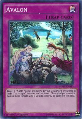 Avalon - MP15-EN053 - Super Rare 1st Edition Yu-Gi-Oh! 2015 Mega-Tins [MP15]