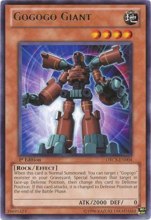 Gogogo Giant - ORCS-EN004 - Rare 1st Edition Order of Chaos 1st Edition Singles