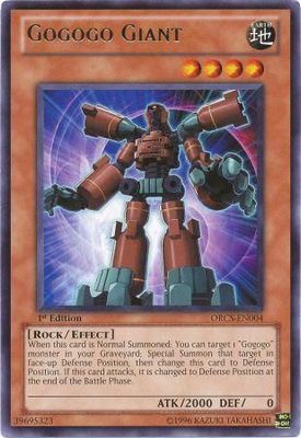 Gogogo Giant - ORCS-EN004 - Rare 1st Edition Order of Chaos 1st Edition Singles